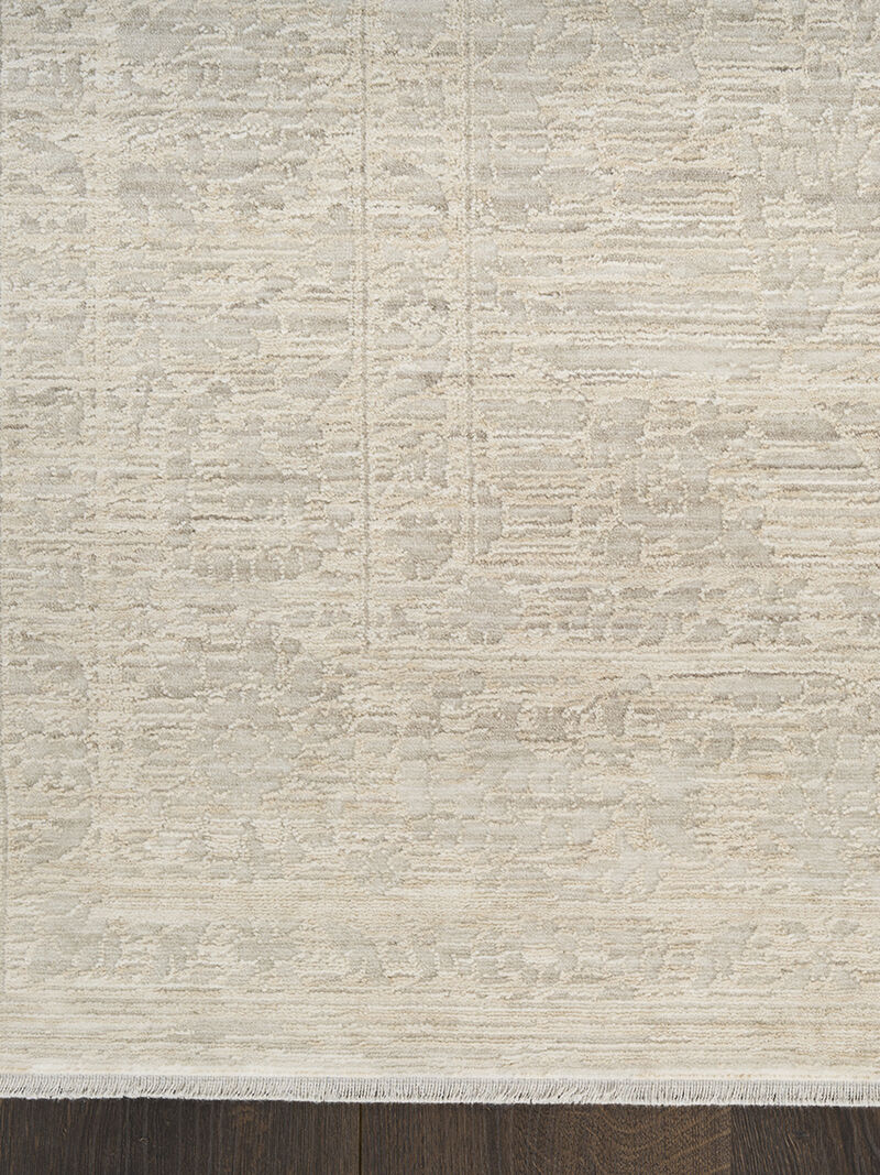 Shadows SHW03 Ivory/Gray 2'2" x 10' Rug image number 2