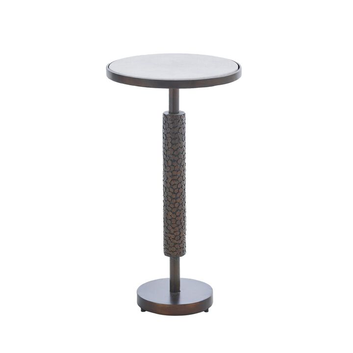 Hammered Martini Table- Bronze