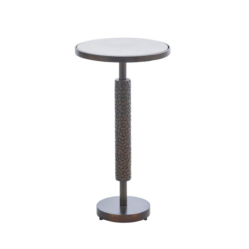 Hammered Martini Table- Bronze