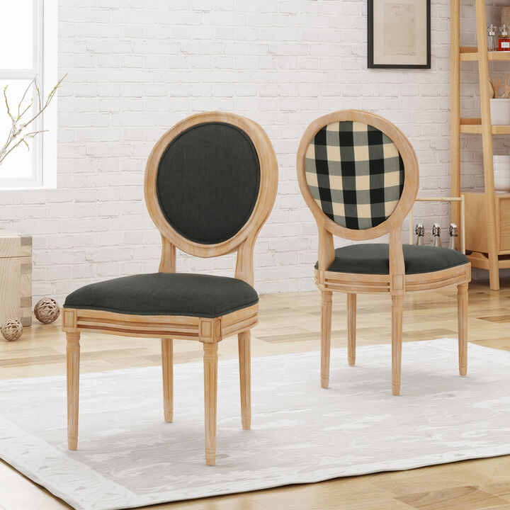Christopher Knight Home Blair French Country Upholstered Dining Chairs (Set of 2)