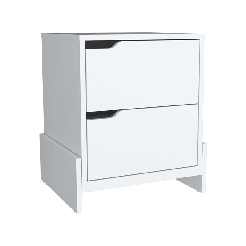 Streamdale Haines Nightstand With 2-Drawers, End Table With Sturdy Base image number 2