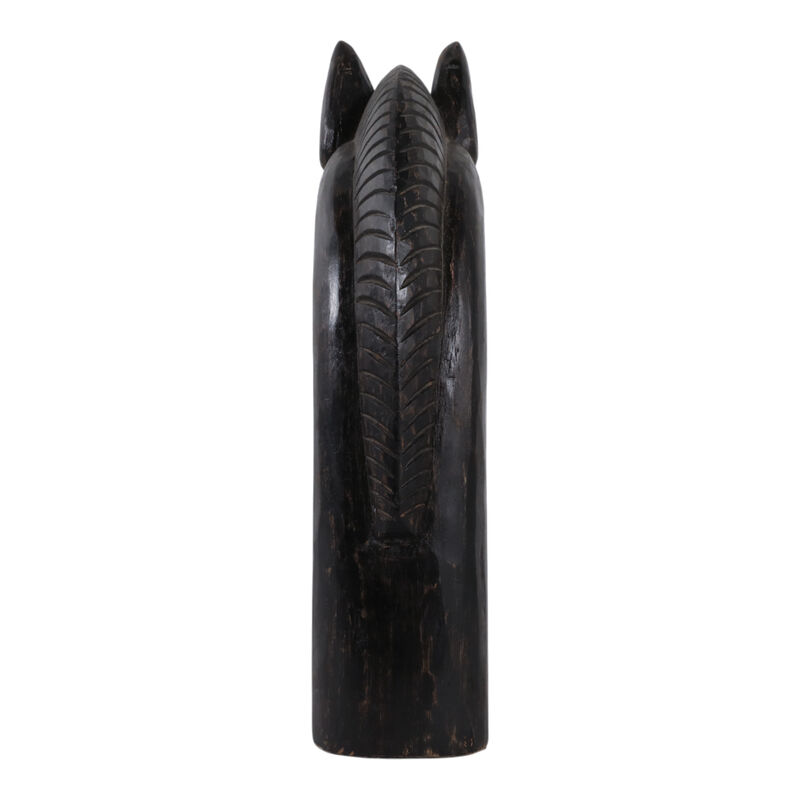 16x10" Trojan Horse Head Antiqued, Black image number 3