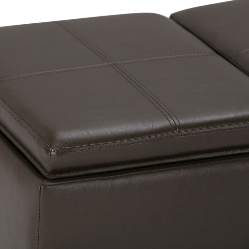 Simpli Home Avalon Storage Ottoman image number 5