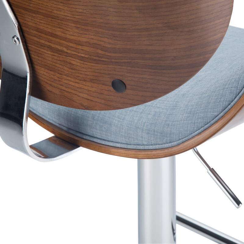 Marana Bentwood Adjustable Swivel Bar Stool