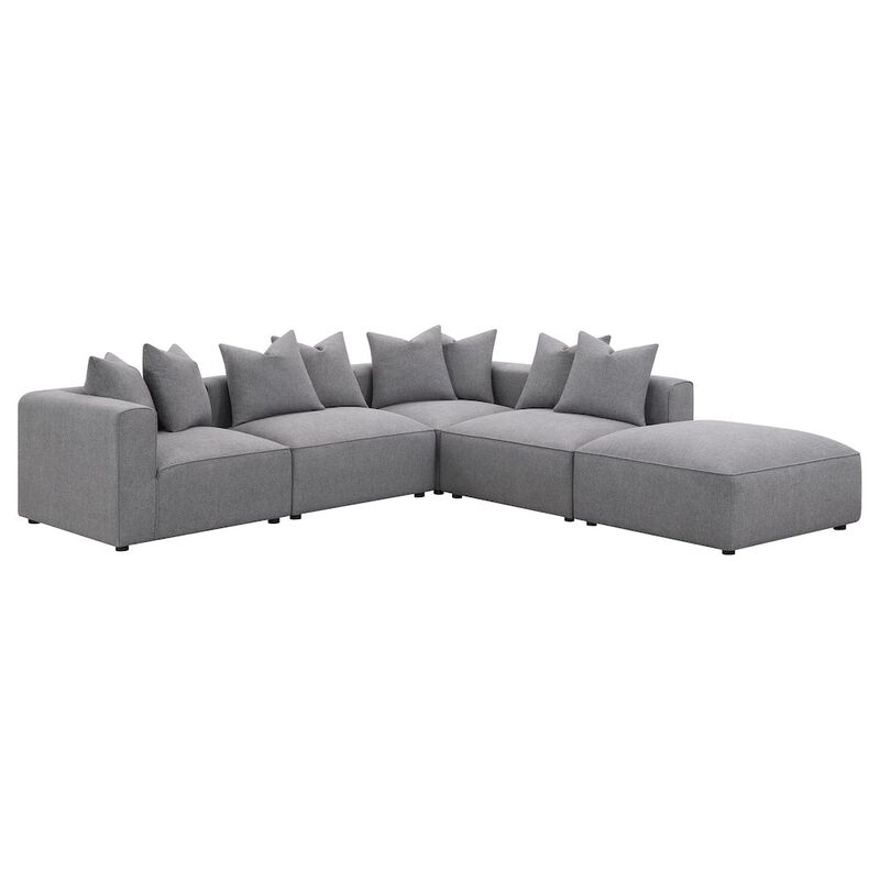 Coaster Co. of America Jennifer Upholstered Armless Chair Grey image number 3