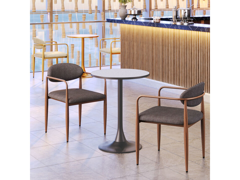 Bite Bistro Table Black & Bronze