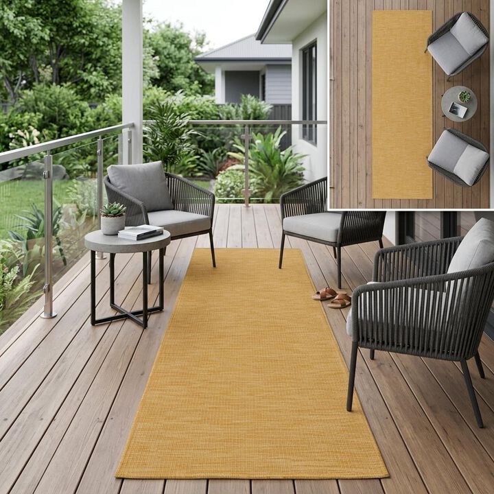 HomeRoots Indoor Outdoor Runner Rug