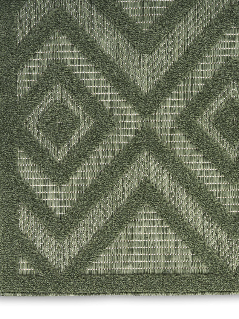 Versatile NRV01 Green 9' x 12' Rug