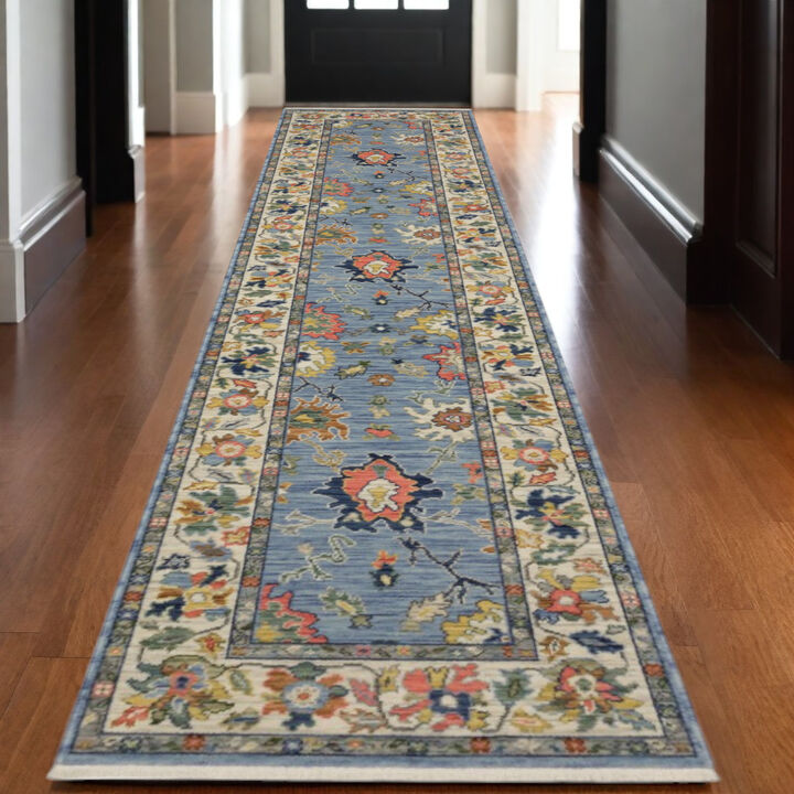 HomeRoots Oriental Area Rug With Fringe