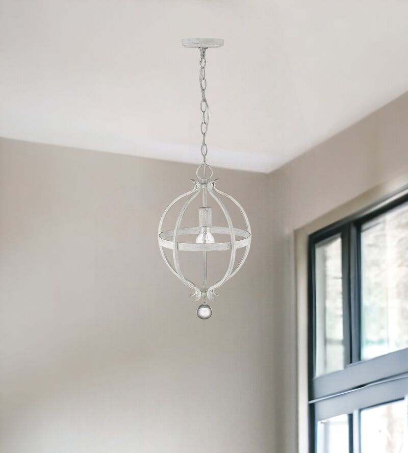 Hivvago Callie 1-Light Country White Pendant