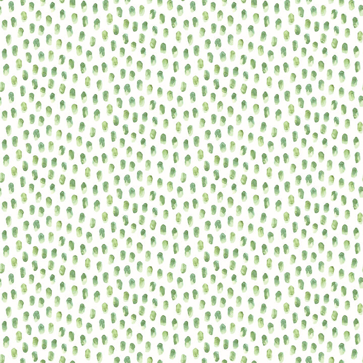Sand Green Painted Dots Wallpaper