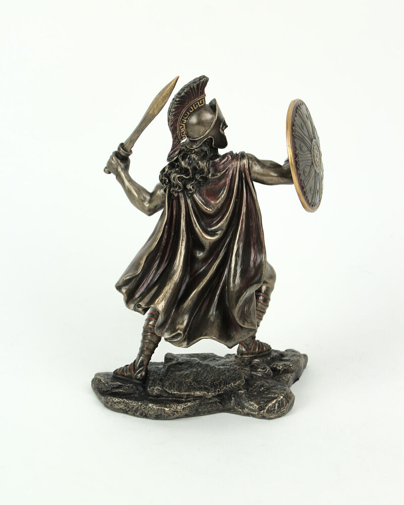 Theseus Greek Hero of Athens Bronze Finished Statue 8 Inches High image number 3