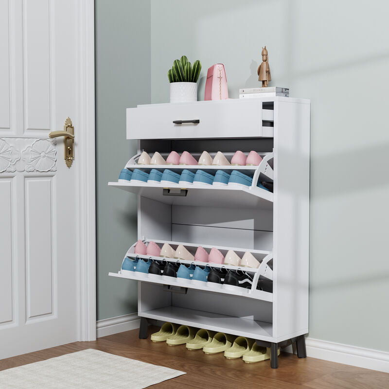 Shoe Storage Cabinet for Entryway Stylish and Space-Saving Organizer for Shoes and Accessories