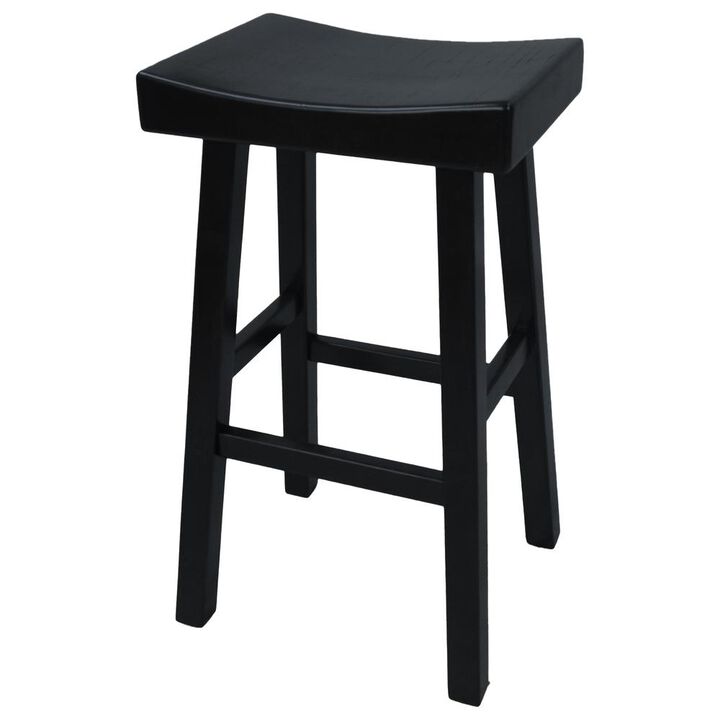 Carolina Living Colborn 30 Barstool - Antique Black