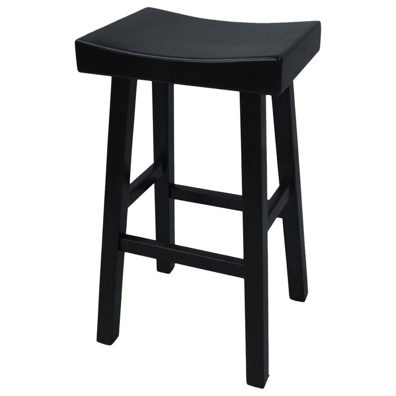 Carolina Living Colborn 30 Barstool - Antique Black