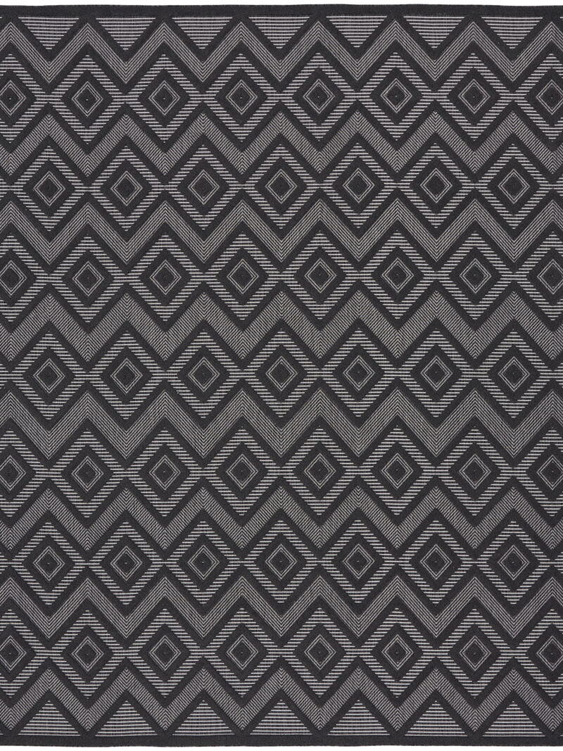 Versatile NRV01 Charcoal/Black 9' x 12' Rug