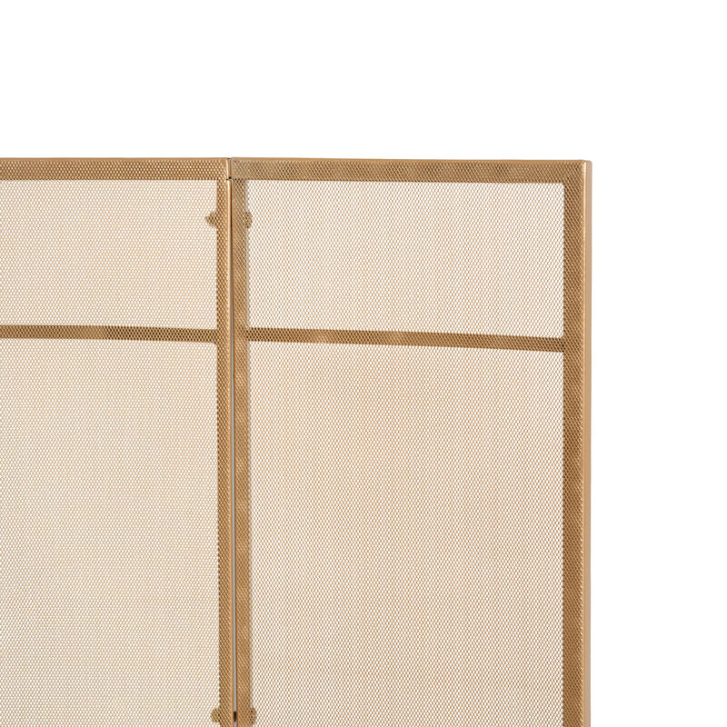 Christopher Knight Home Irina Modern Metal Single Panel Fireplace Screen image number 8