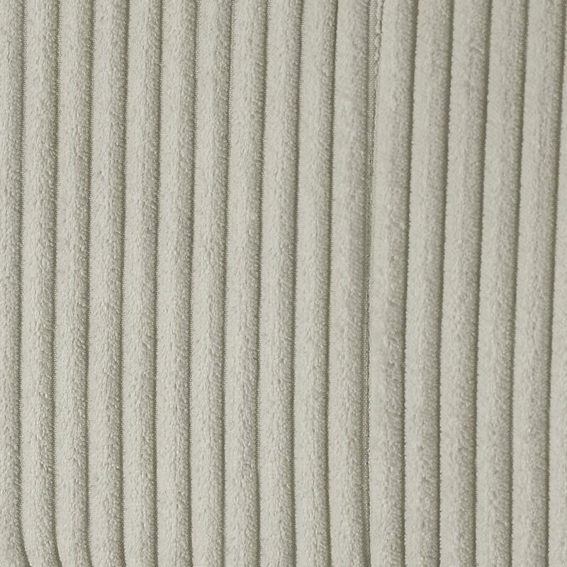 Comfort Pointe Casella Beige Corduroy Ottoman