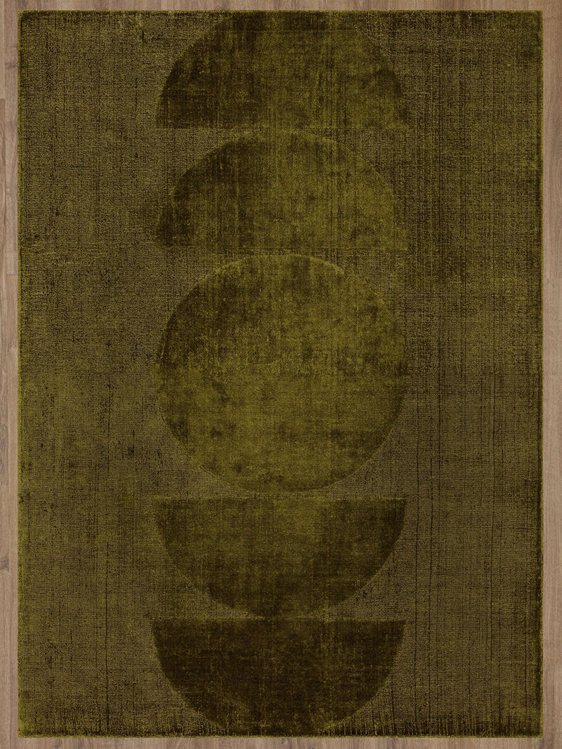 Luna Moss 5'x8' Rug by Bobby Berk image number 1