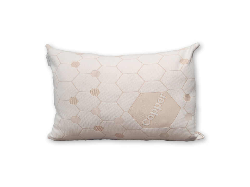 Cotton House - Copper Infused Pillow, Hypoallergenic, Queen Size