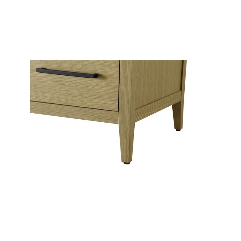 Elegant Kitchen and Bath 60 Inch Single Bathroom Vanity In Honey Brown