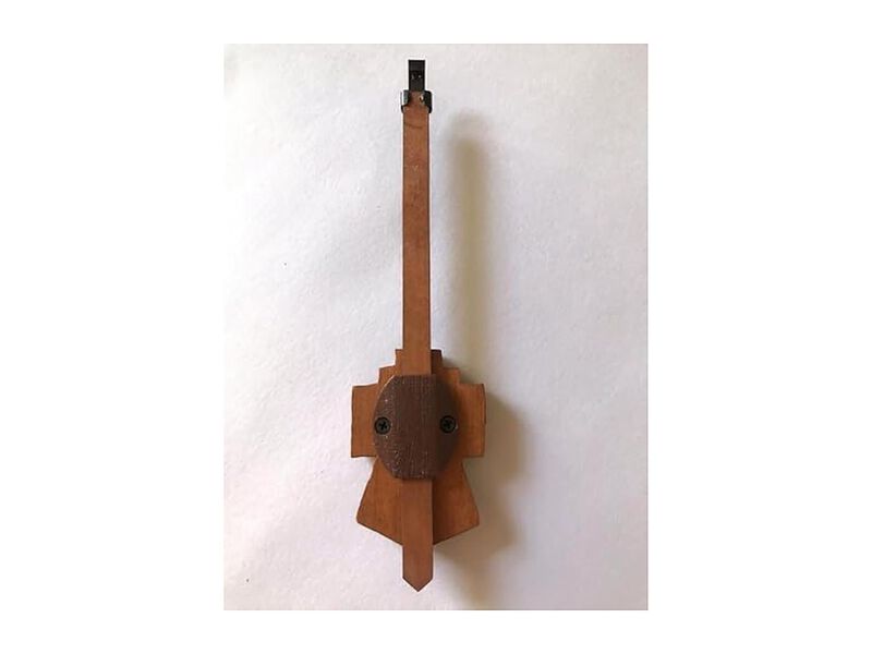 Cuckoo Pendulum Chalet Style New Brown Wall Clock 8 Inch Home Decor image number 2