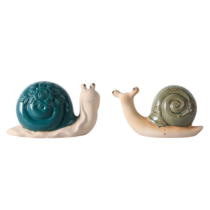 Flower Snails (Set of 2)