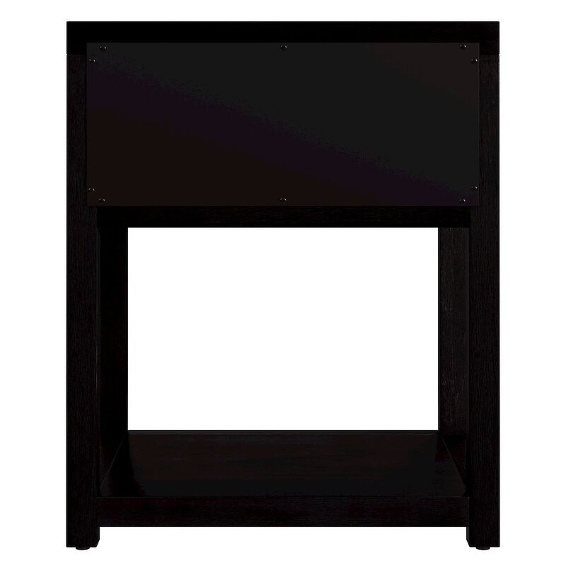 Butler Specialty 21 in. W Rectangular Wood 1 Drawer Small Nightstand with Lower Open Shelf