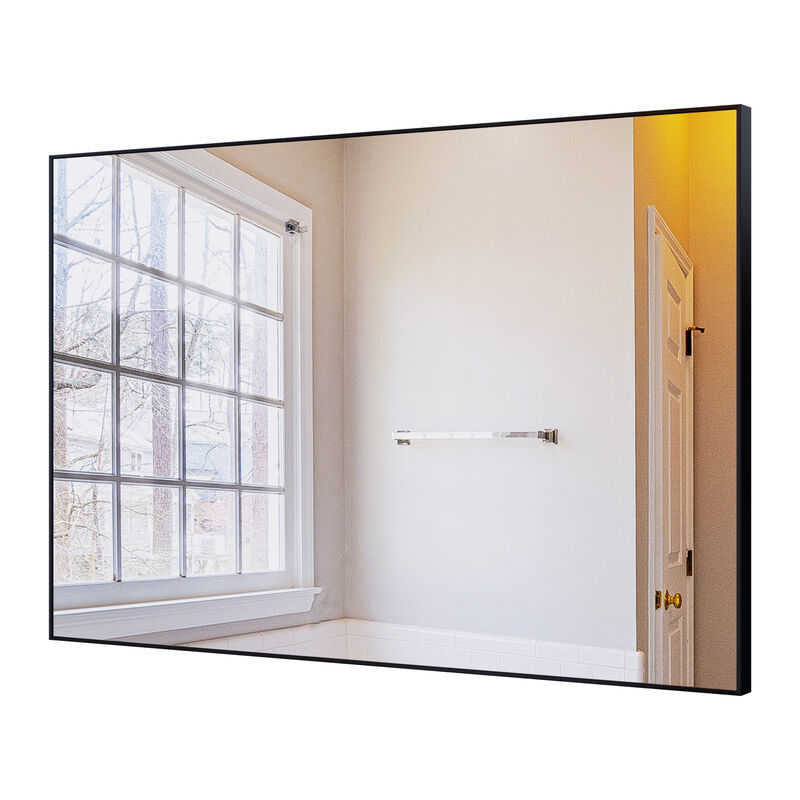 ELEMENT ACE Modern Aluminum Framed Wall Mirror for Versatile Room Decoration and Functional Home Use image number 5