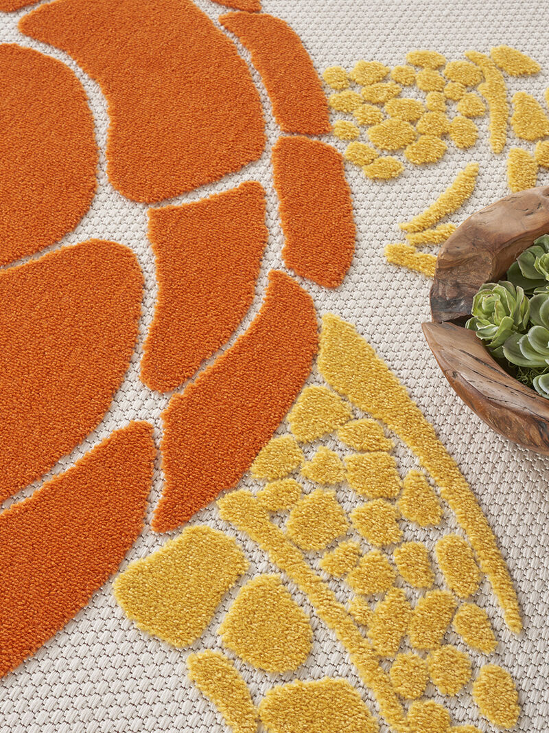 Aloha ALH27 Teal/Multicolor 7'10" x 10'6" Rug