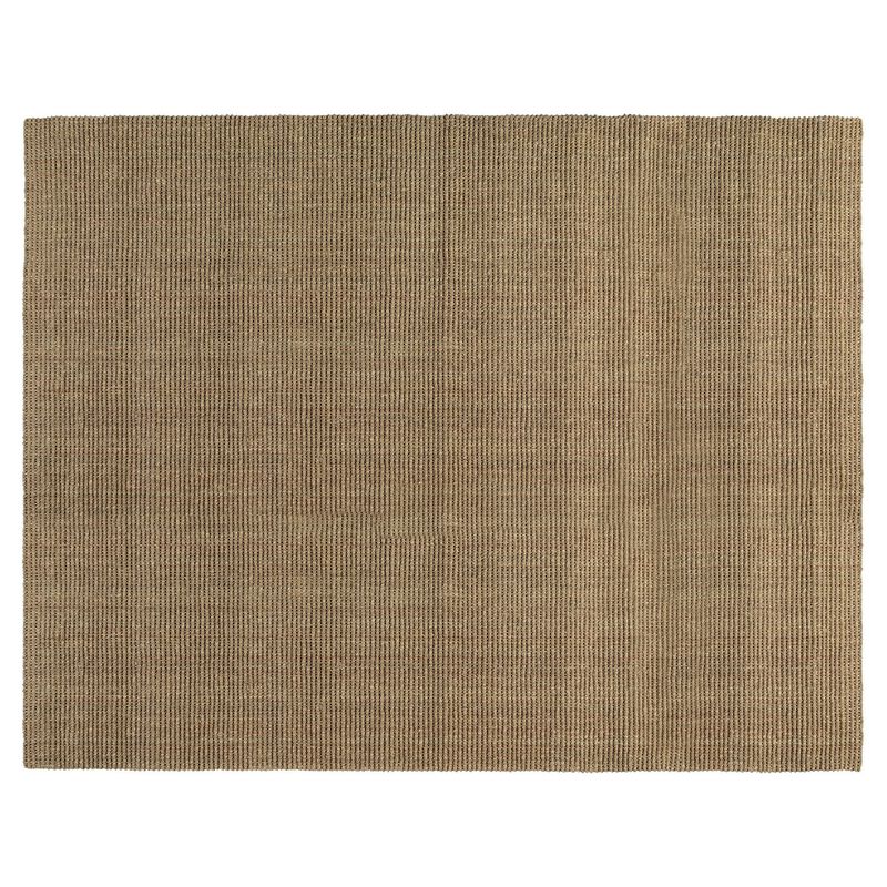 Quell 8 x 10 Handwoven Area Rug, Natural Brown Seagrass, Braided Design