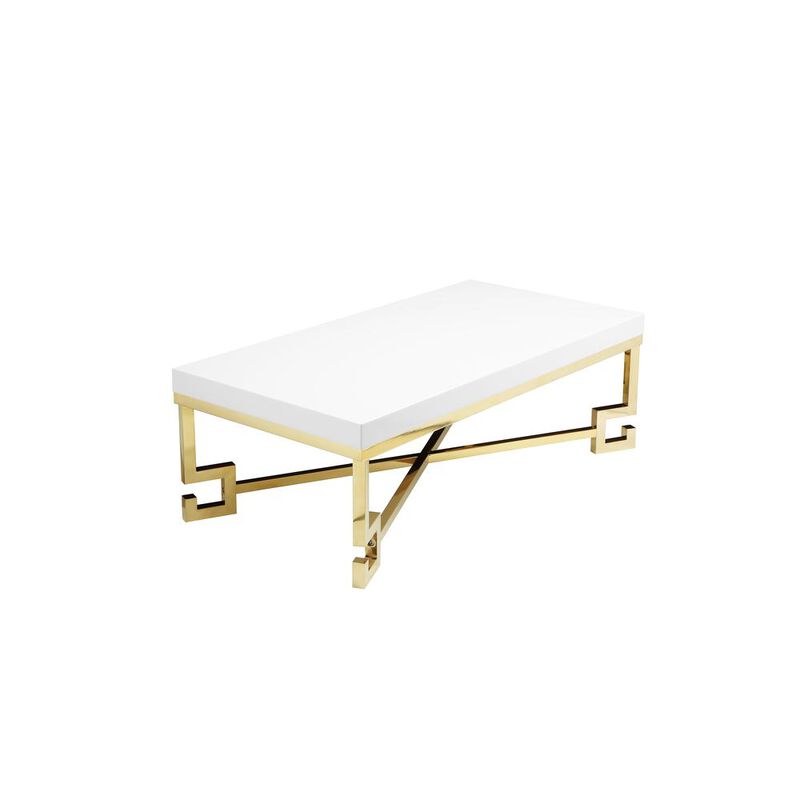 Pangea Home Z-Sophia Coffee Table White