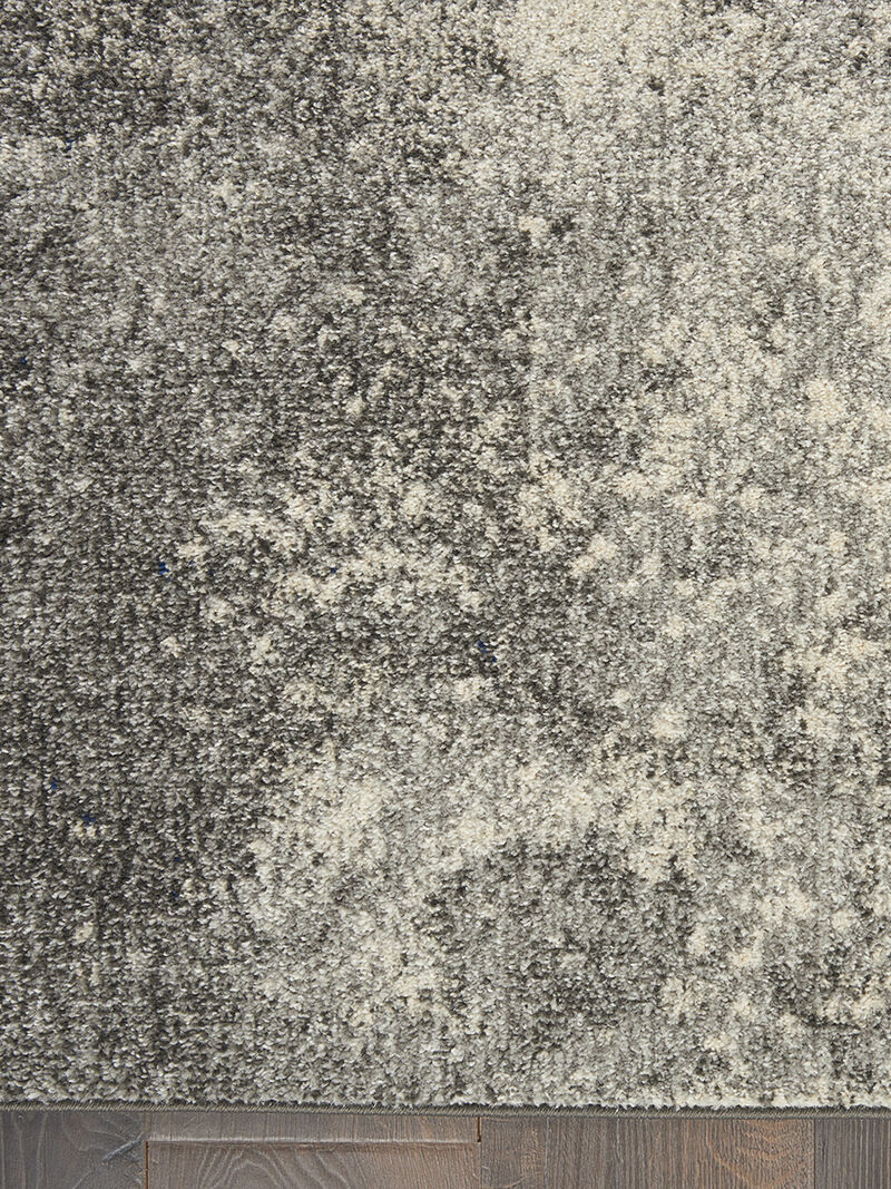 Passion PSN10 Charcoal/Ivory 1'10" x 2'10" Rug