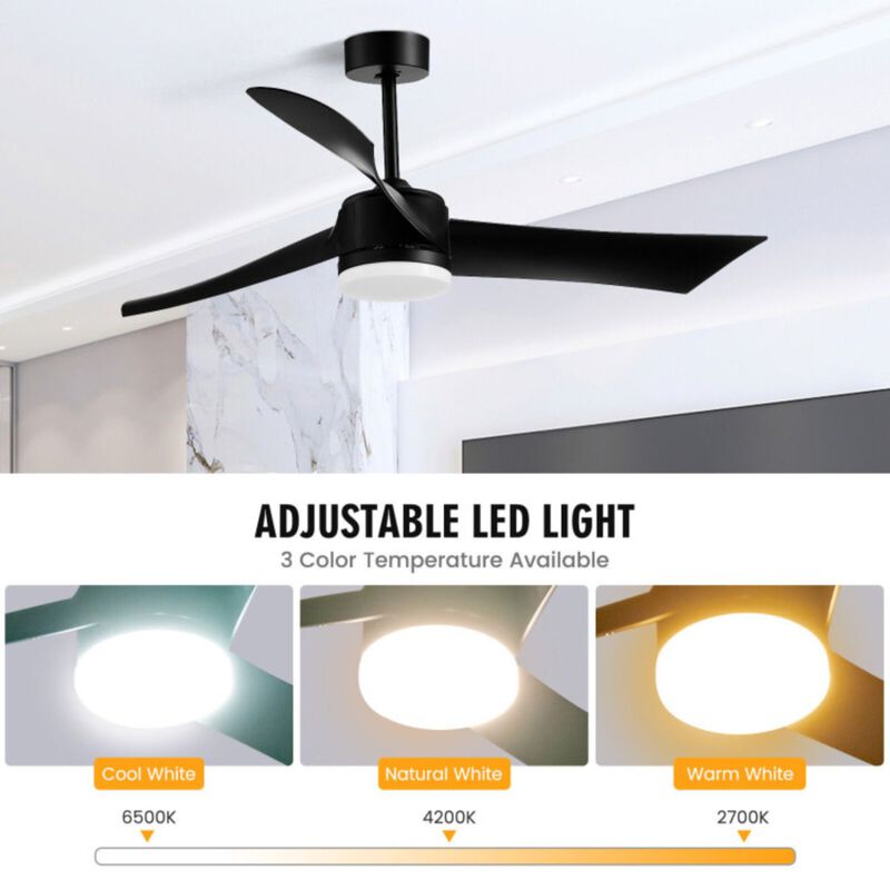 Reversible Ceiling Fan with Light