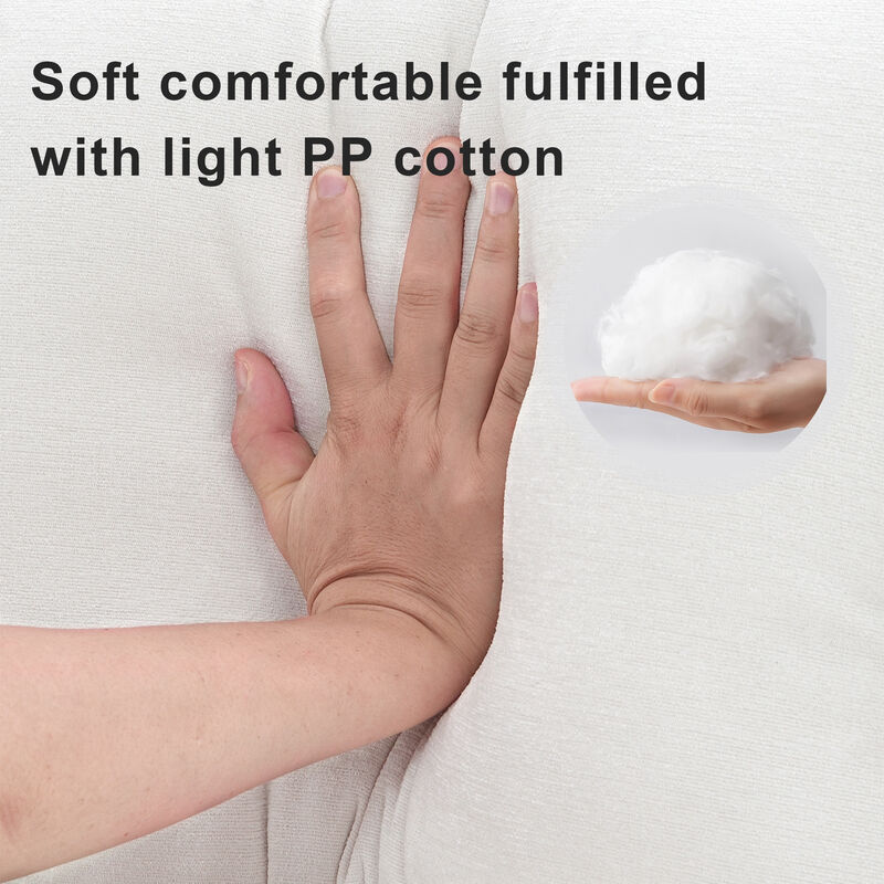 MONDAWE Modern U-shaped Sectional Sofa with Waist Pillows,6-seat Upholstered Symmetrical Sofa Furniture,Sleeper Sofa Couch with Chaise Lounge for Living Room,Apartment