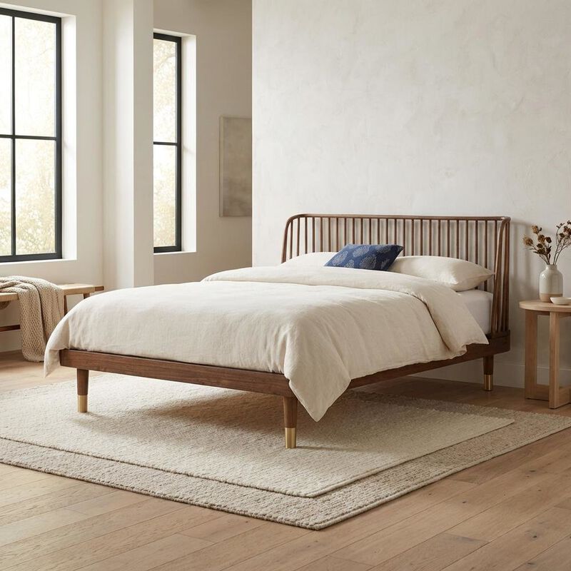 Alpine Furniture Belham Platform Bed image number 1
