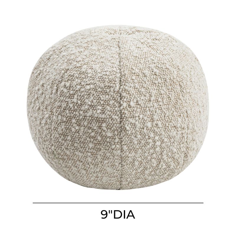 Boba Beige Boucle 9" Pillow