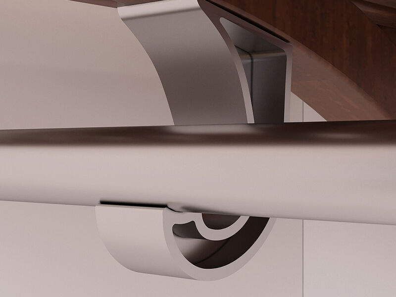 Solid Wood Walk-In Closet Organizer with 3 Shaker Style Drawers and Solid Wood Doors