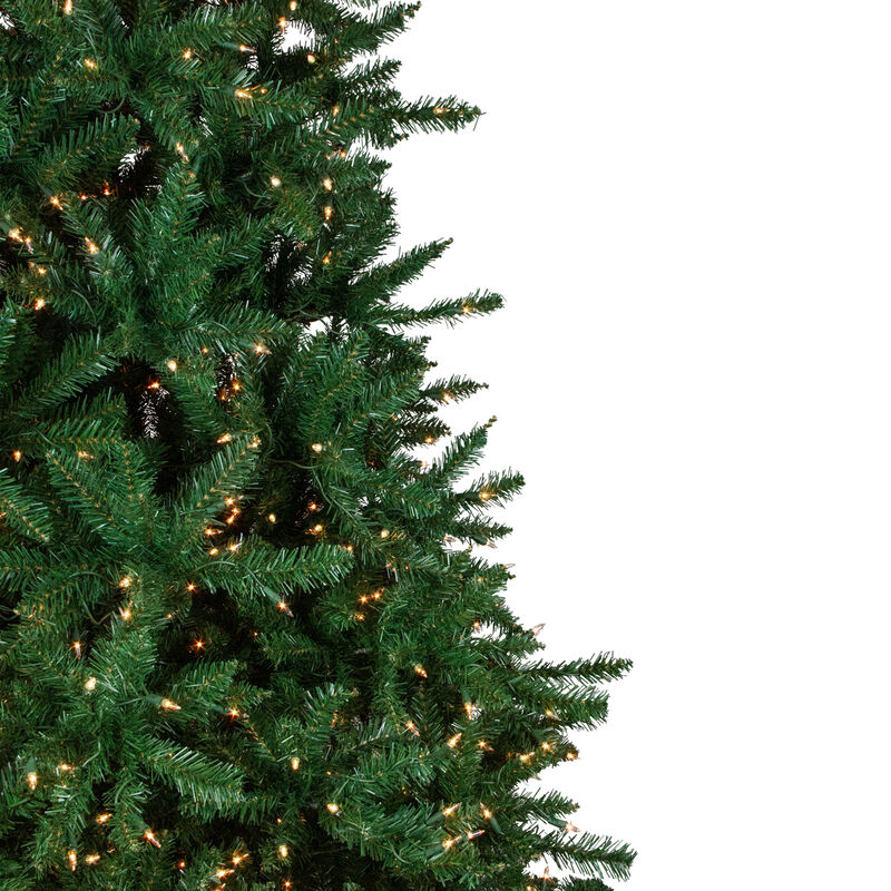 9' Pre-Lit Twin Falls Pine Artificial Christmas Tree  Clear Lights