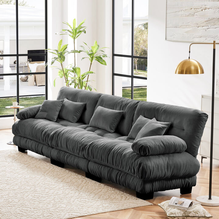 Merax 3-Seater Sectional Sofa Modular Deep Seat Couch