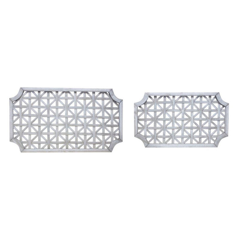 Wall Hanging Set of 2 – Decorative Wood Wall Art for Living Room, Bedroom, and Home Decor