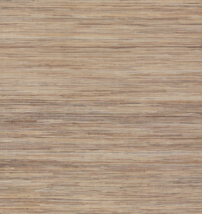 Raw Jute Grasscloth Metallic Wallpaper