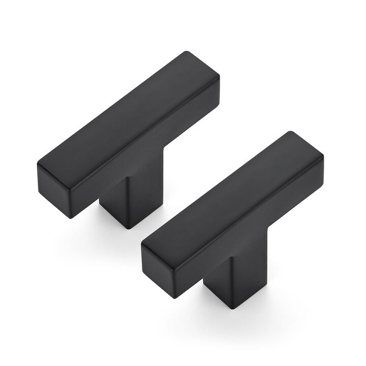 JOY DECOR 50 Pack Cabinet Knobs, Black Cabinet Handles, 2 Inch Kitchen Cabinet Knobs, Single Hole Drawer Knobs for Dresser Drawe