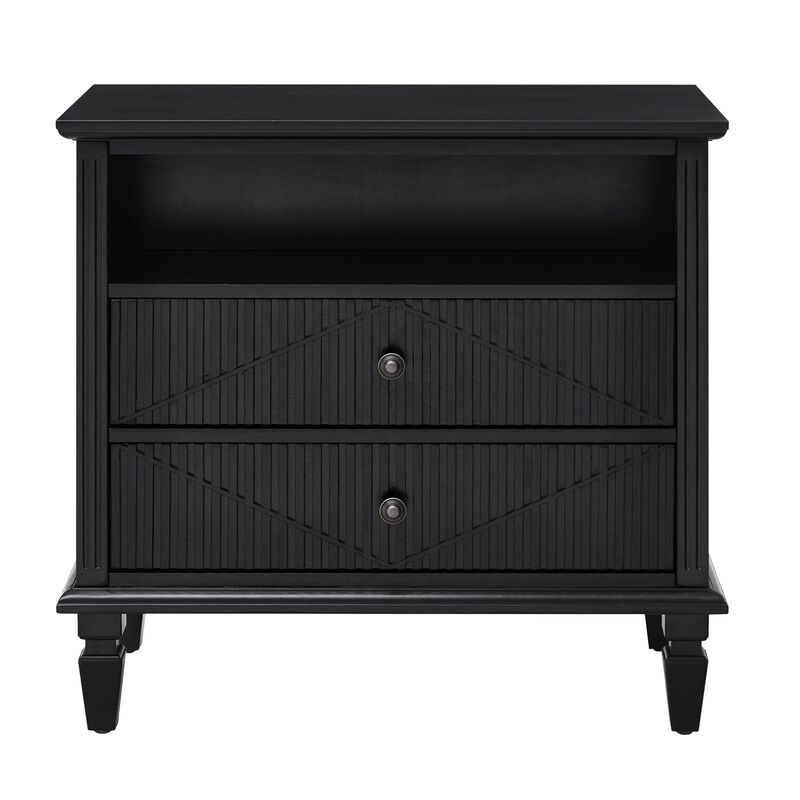 Kasrom Farmhouse Nightstand image number 0