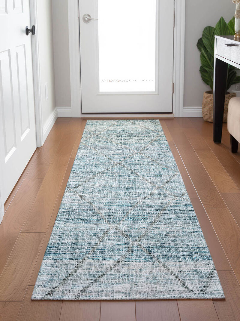 Portico PO1 Teal 2'3" x 7'6" Rug