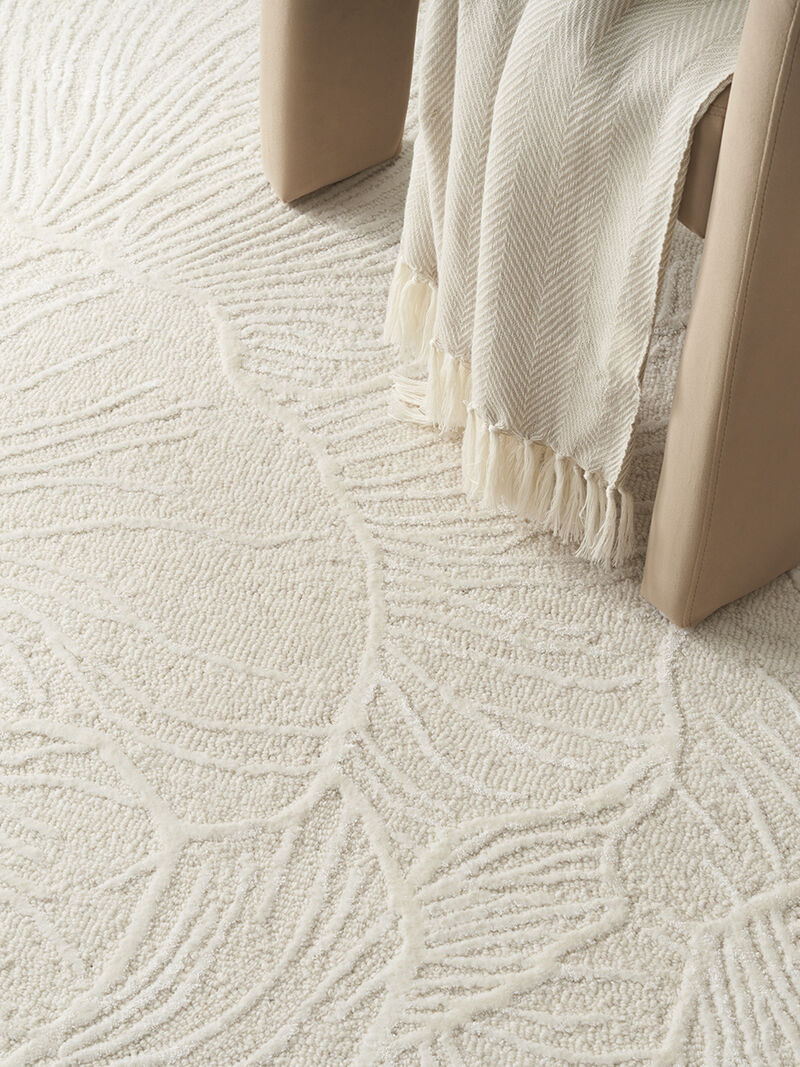 Avra AVR01 Ivory 5'3" x 7'3" Rug image number 6