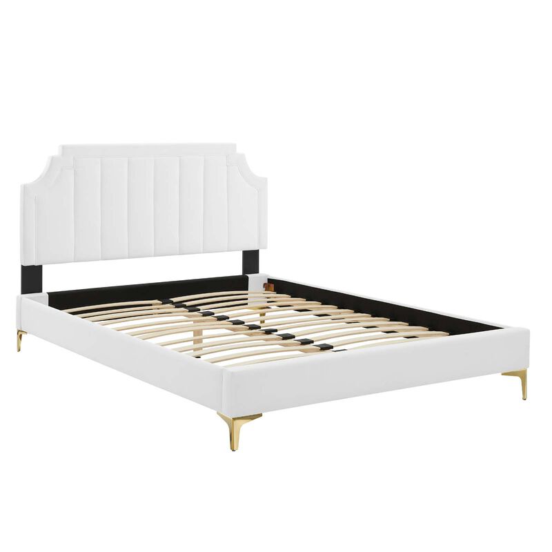 Modway - Sienna Performance Velvet Full Platform Bed