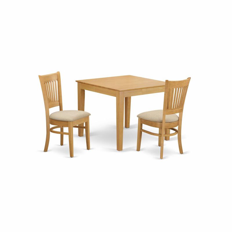 3 Pc Dining room set - Kitchen dinette Table and 2 Dining Chairs