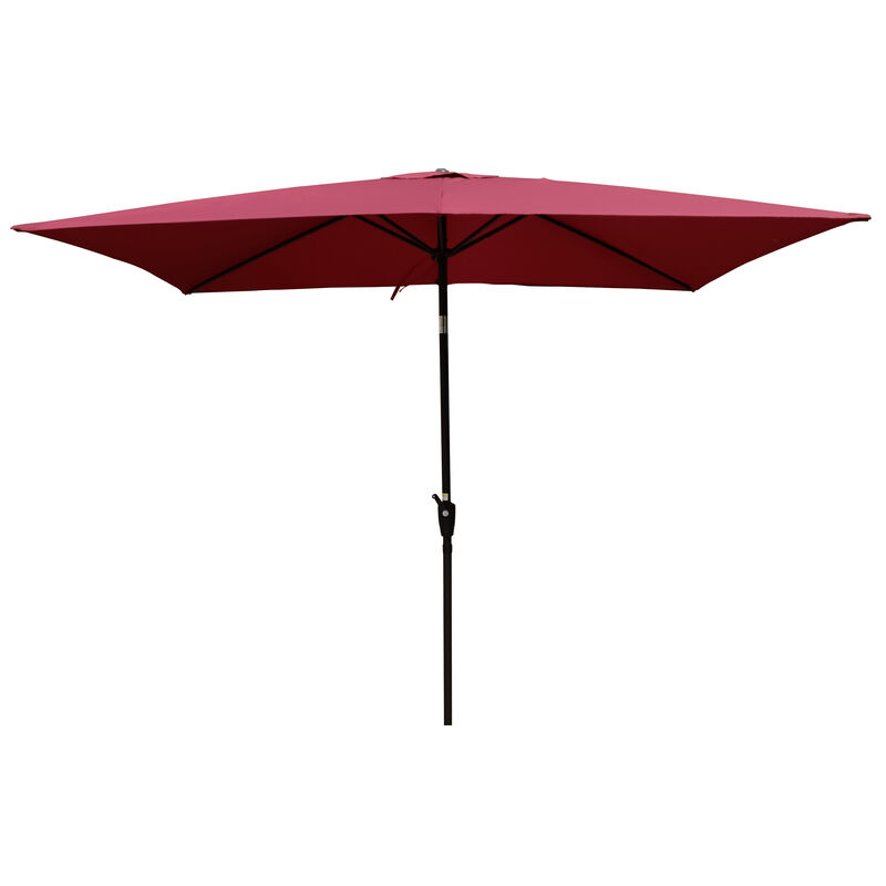 Outdoor Waterproof Umbrella with Push Button Tilt for Patio and Market image number 2