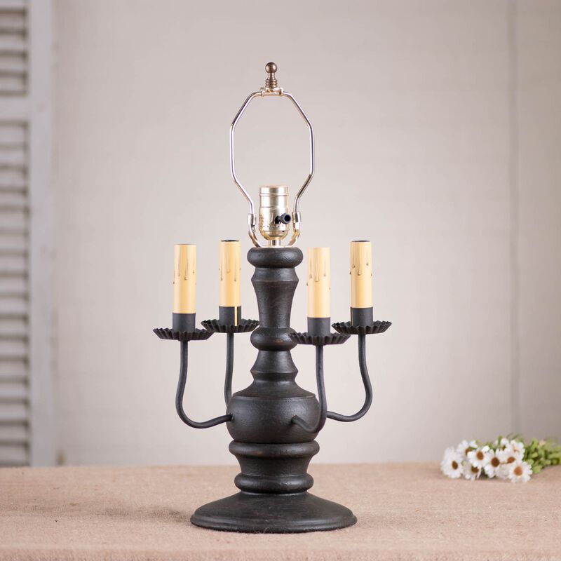 Cedar Creek Lamp Base In Black image number 1